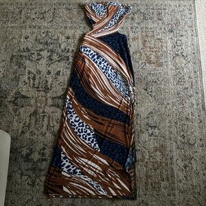 Strapless Cut split dress